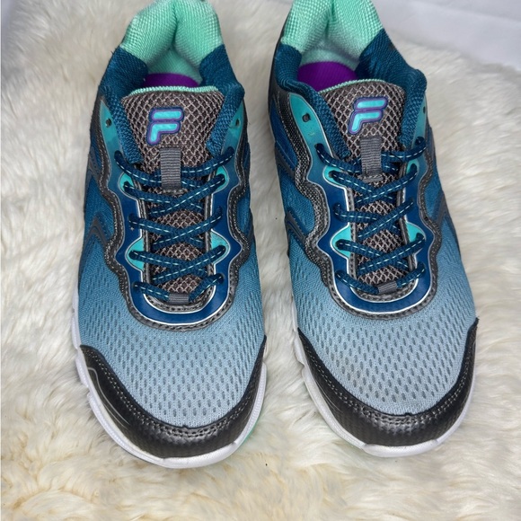 Fila Shoes - Fila Womens Stellaray 5SR20879-098 Blue Running Shoes Sneakers - Size 9.5